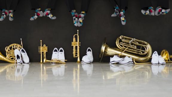 Socks-NikeShoes & Instruments - Photo Credit BoHuang