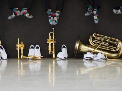 Socks-NikeShoes & Instruments - Photo Credit BoHuang